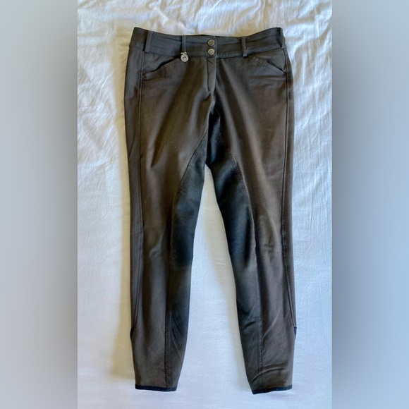 Great condition Pikeur Cindy full seat breeches US sz 28. dark brown - Picture 2 of 9